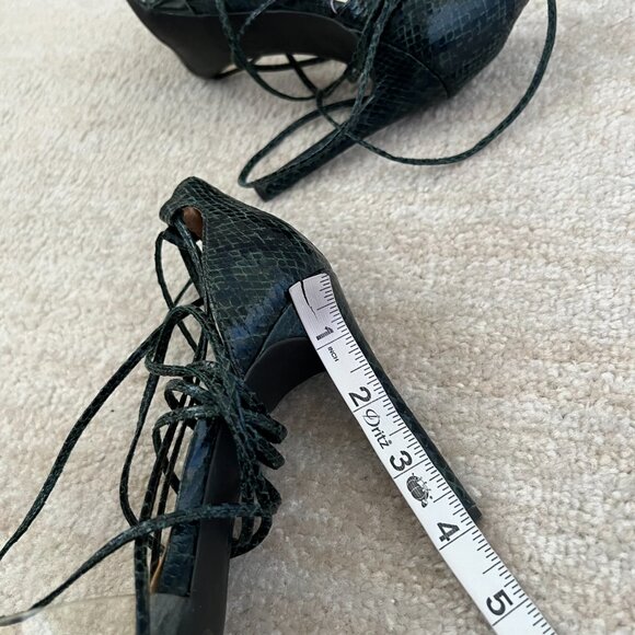 Jessica Simpson JP Hemmie Strappy Clear Pointed Toe High Heels 9 - Picture 10 of 10